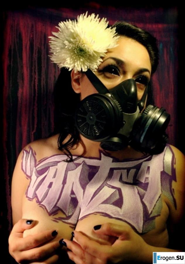 Граффити на девушках. Часть 2. Фото 3