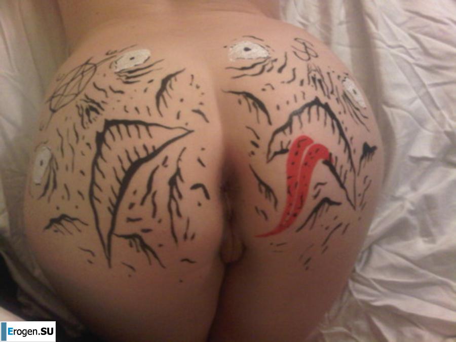 Граффити на девушках. Часть 2. Фото 4