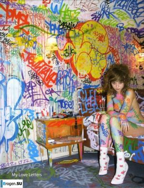 Граффити на девушках. Часть 2. Эскиз 39