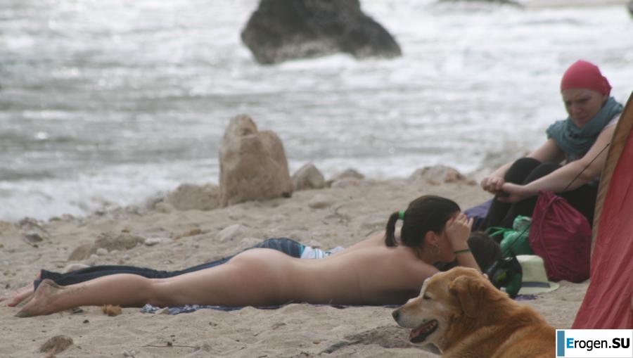 И снова хиппи. Теперь на пляжу. Часть 3. Фото 29