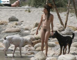 И снова хиппи. Теперь на пляжу. Часть 4. Эскиз 7