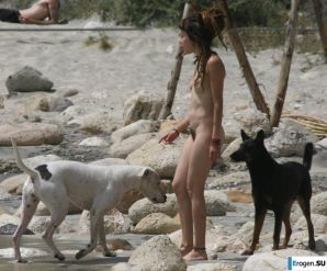 И снова хиппи. Теперь на пляжу. Часть 4. Эскиз 8