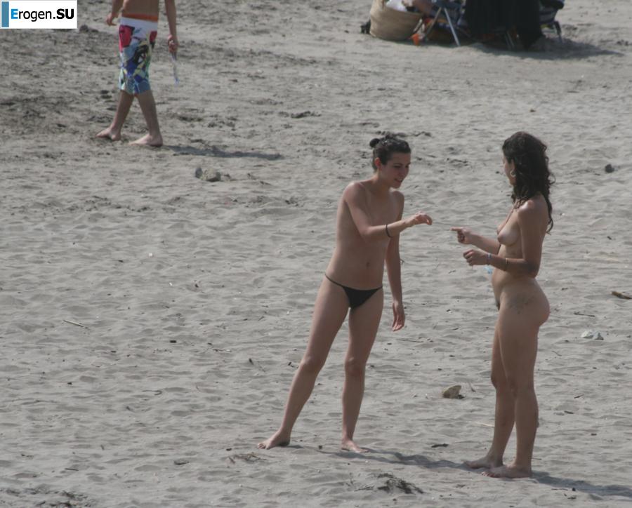 And again hippies. Now on the beach. Part 5. Photo 4