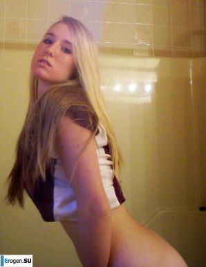 Молоденькая евроблондинка. Эскиз 19