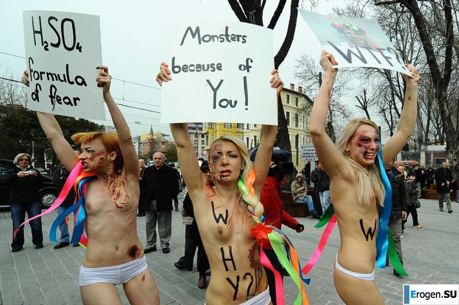 Обнажения в знак протеста. Часть 6. Фото 44