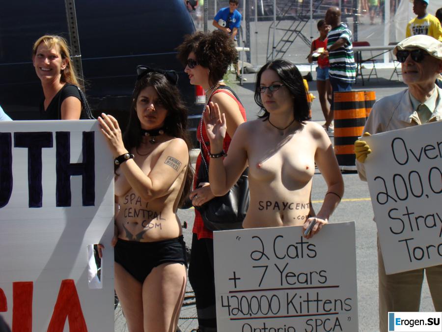 Обнажения в знак протеста. Часть 6. Фото 9