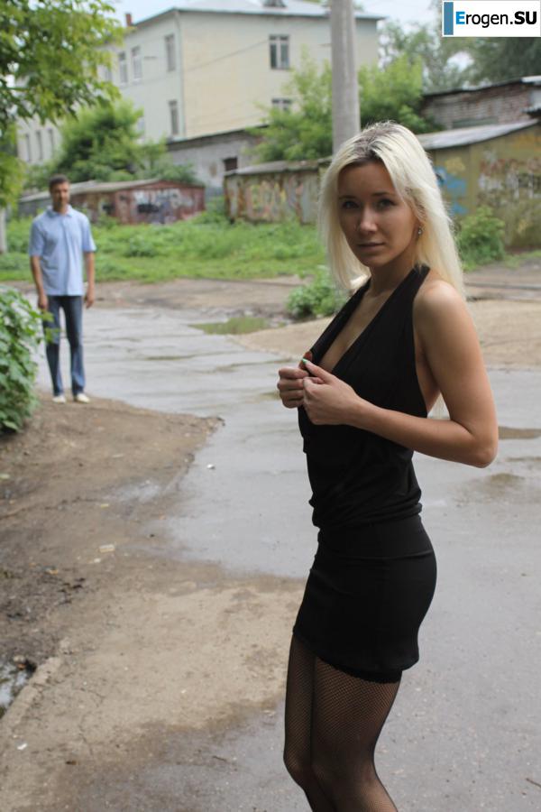 Nastya from Samara walks around the city and shows herself. Part 3. Photo 6