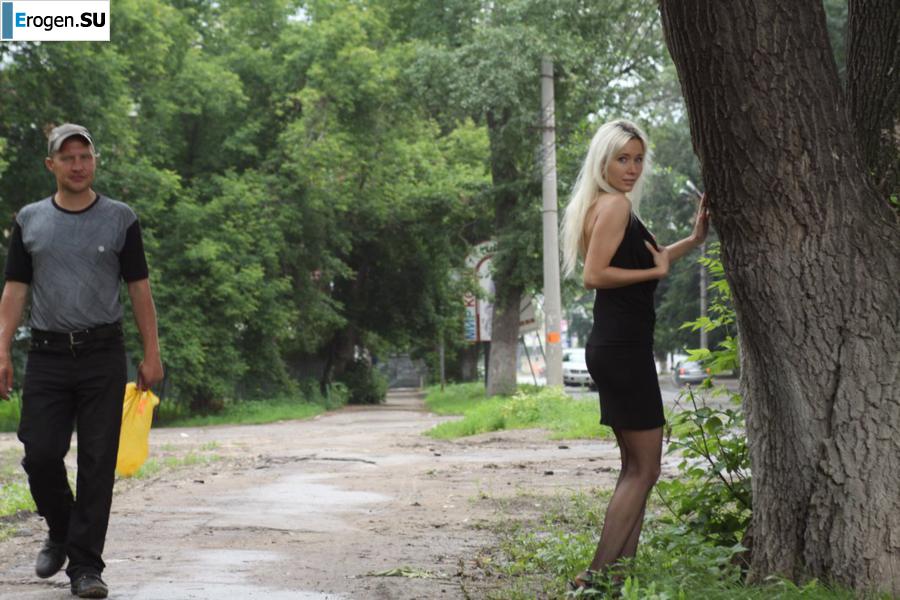 Nastya from Samara walks around the city and shows herself. Part 8. Photo 8