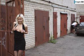 Nastya from Samara walks around the city and shows herself. Part 10. Thumb 6