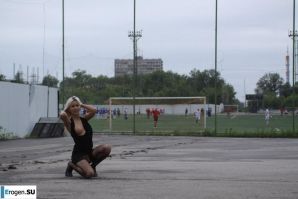 Настя из Самары ходит по городу и показывает себя. Часть 12. Эскиз 13