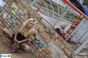 Nastya from Samara walks around the city and shows herself. Part 14. Thumb 33