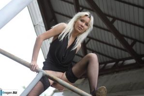 Nastya from Samara walks around the city and shows herself. Part 14. Thumb 8