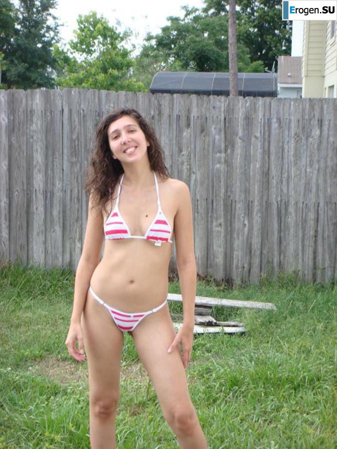 Улыбчивая брюнетка с вечностоящими сосками. Часть 2. Фото 16