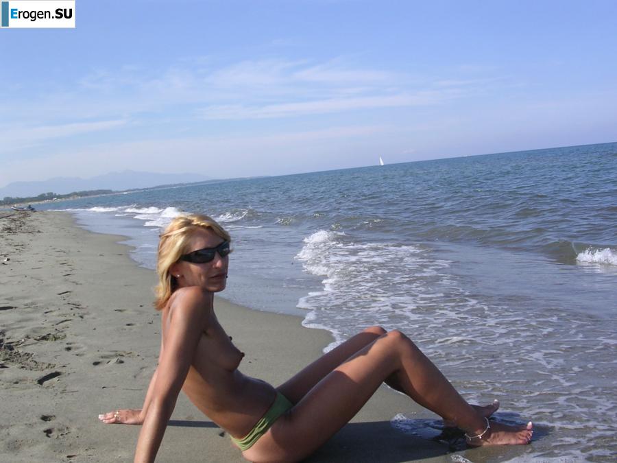 Худая европейка на море. Часть 3. Фото 3