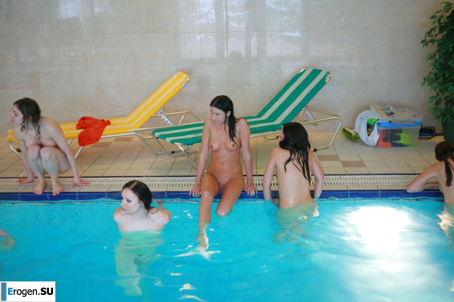 Czech nudists in the pool. Part 2. Photo 9