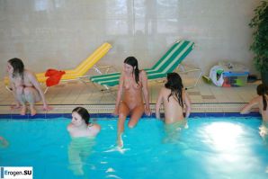 Czech nudists in the pool. Part 2. Thumb 9