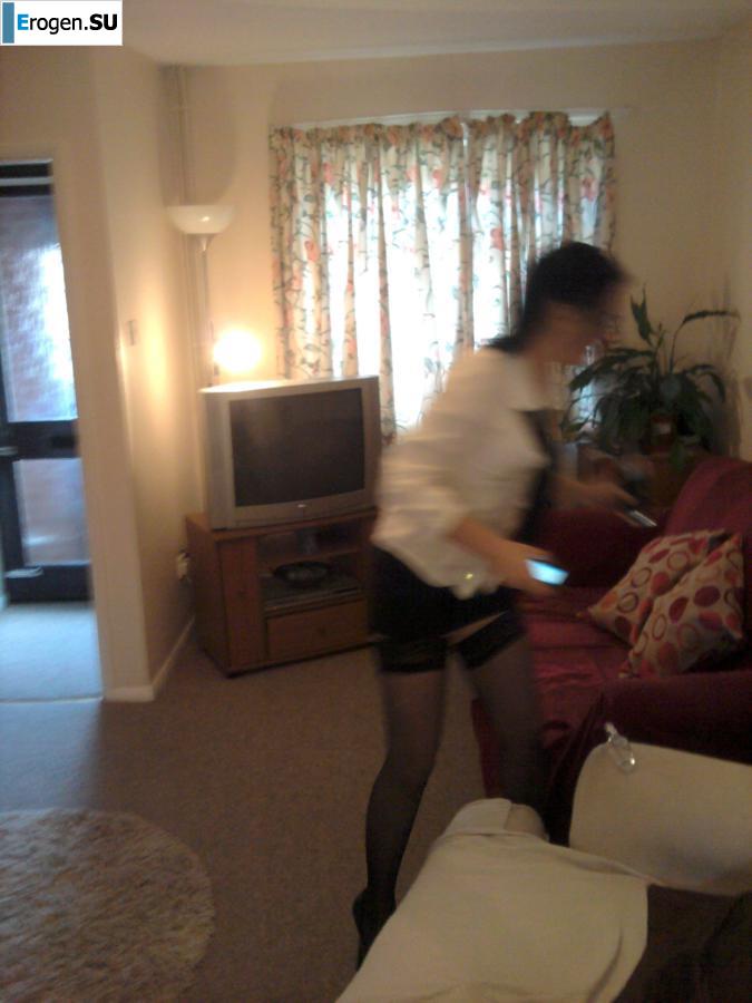 Pretty brunette in stockings. Part 2. Photo 18