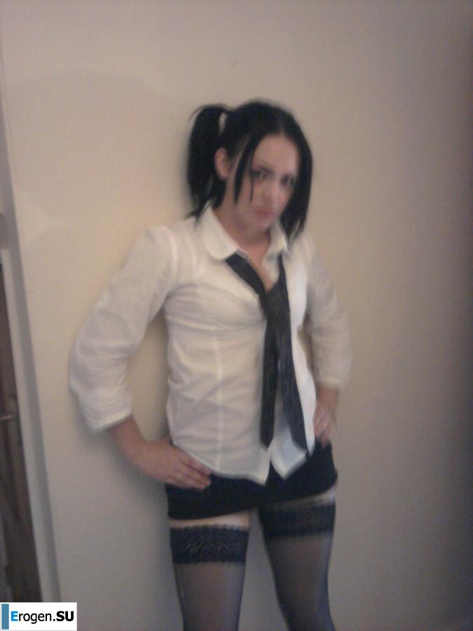 Pretty brunette in stockings. Part 2. Photo 19