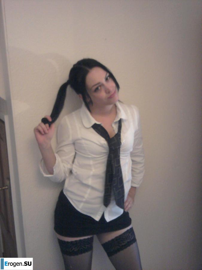 Pretty brunette in stockings. Part 2. Photo 20