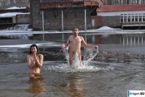 Ukrainian nudists in winter. Thumb 14