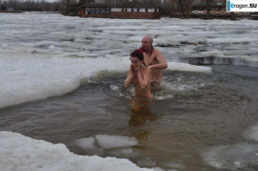 Ukrainian nudists in winter. Part 3. Photo 27