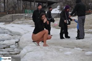 Ukrainian nudists in winter. Part 3. Thumb 21