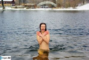 Украинские нудисты зимой. Часть 4. Эскиз 21