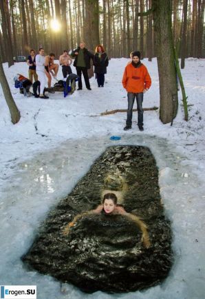 Украинские нудисты зимой. Часть 4. Эскиз 30