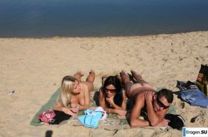 Three nudists on the riverbank. Part 5. Thumb 47