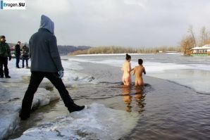 Ukrainian nudists in winter. Part 5. Thumb 13