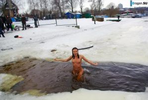 Ukrainian nudists in winter. Part 5. Thumb 35