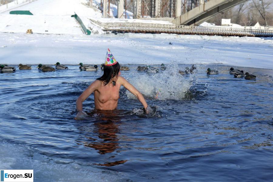 Ukrainian nudists in winter. Part 7. Photo 21