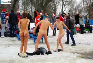 Ukrainian nudists in winter. Part 7. Thumb 23