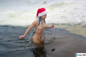 Ukrainian nudists in winter. Part 7. Thumb 29