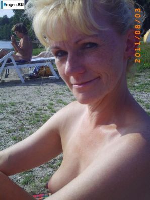 Рыжая старушка-нудистка. Эскиз 11