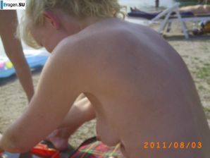 Рыжая старушка-нудистка. Эскиз 12