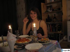 Симпатичная русская Санта. Эскиз 29