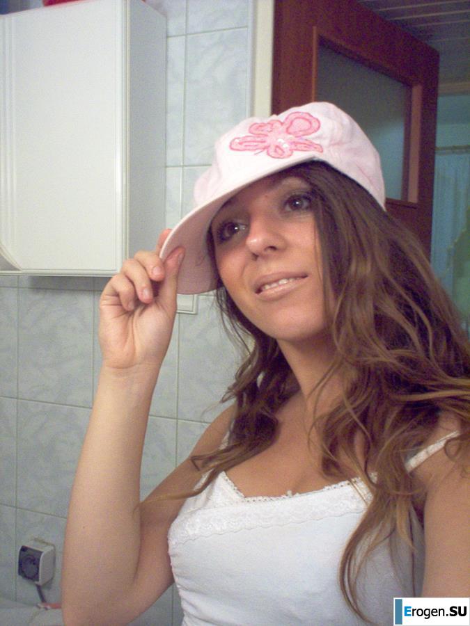 Charming brunette in a home and studio photo shoot. Part 3. Photo 27