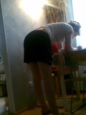 Блонда-эксгибиционистка без сисек. Часть 4. Эскиз 23