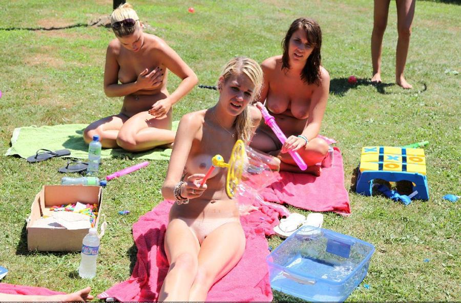 Nudists fell into childhood. Part 5. Photo 14