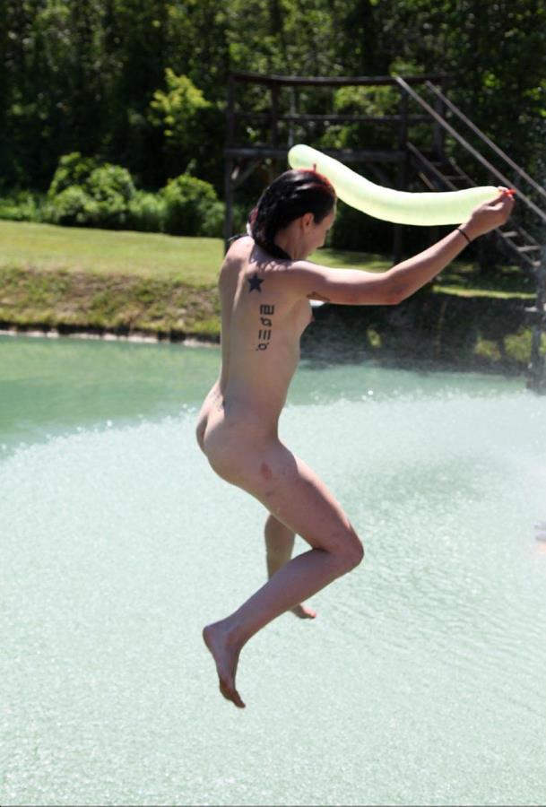 Nudists fell into childhood. Part 6. Photo 47