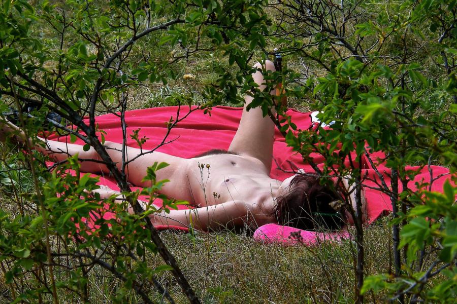 Мохнатка загорает. Часть 2. Фото 13