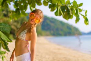 На пляже. Эскиз 15