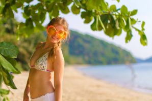 На пляже. Эскиз 16