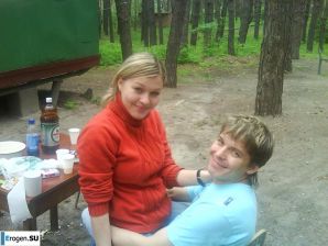 Посиделки на природе. Эскиз 11