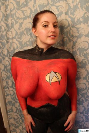 Девчата на хэловин. Эскиз 41