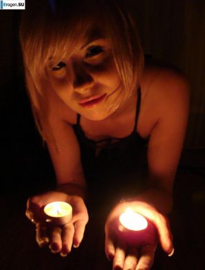 При свечах и на природе. Эскиз 23