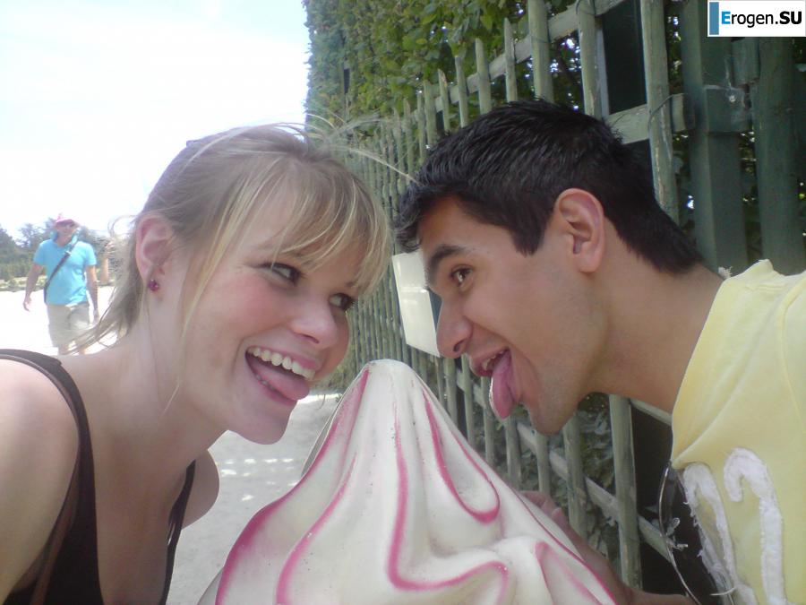 A young couple fooling around. Photo 5