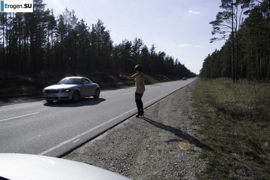 On the highway. Photo 15