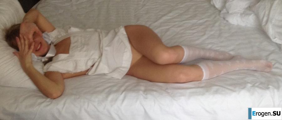 school apron and white knee-high socks!). Photo 24